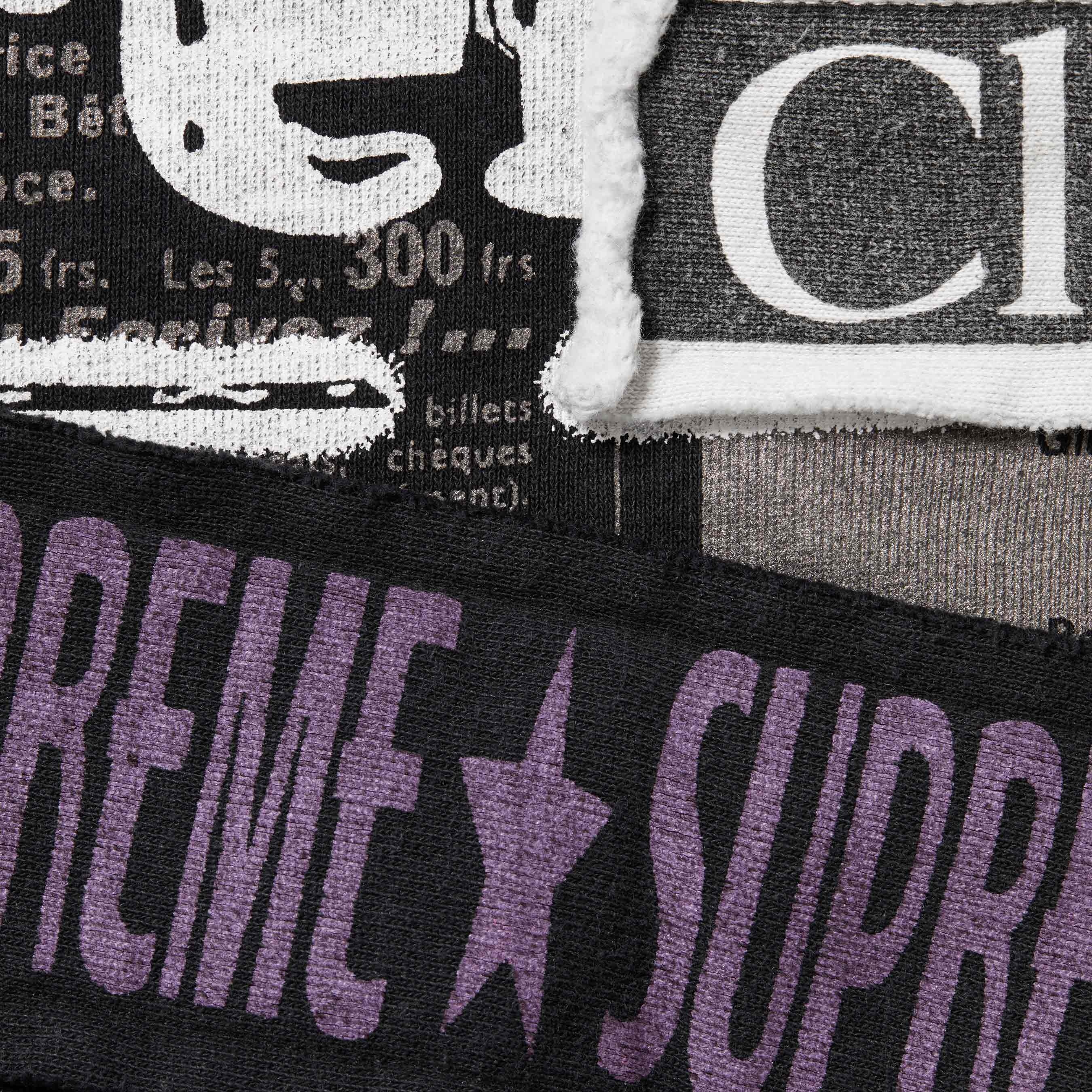 Collage Zip Up Hooded Sweatshirt view 9